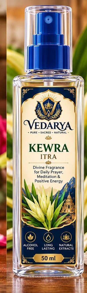 VEDARYA Kewra Itra front packaging